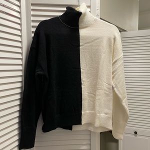Black and White Sweater